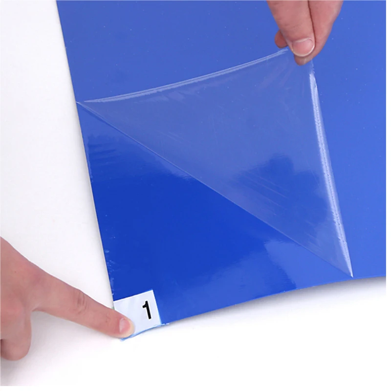 AEGIRSAFE Factory cleanroom use ESD sticky/tacky 24X36inch 30 layers blue sticky mats