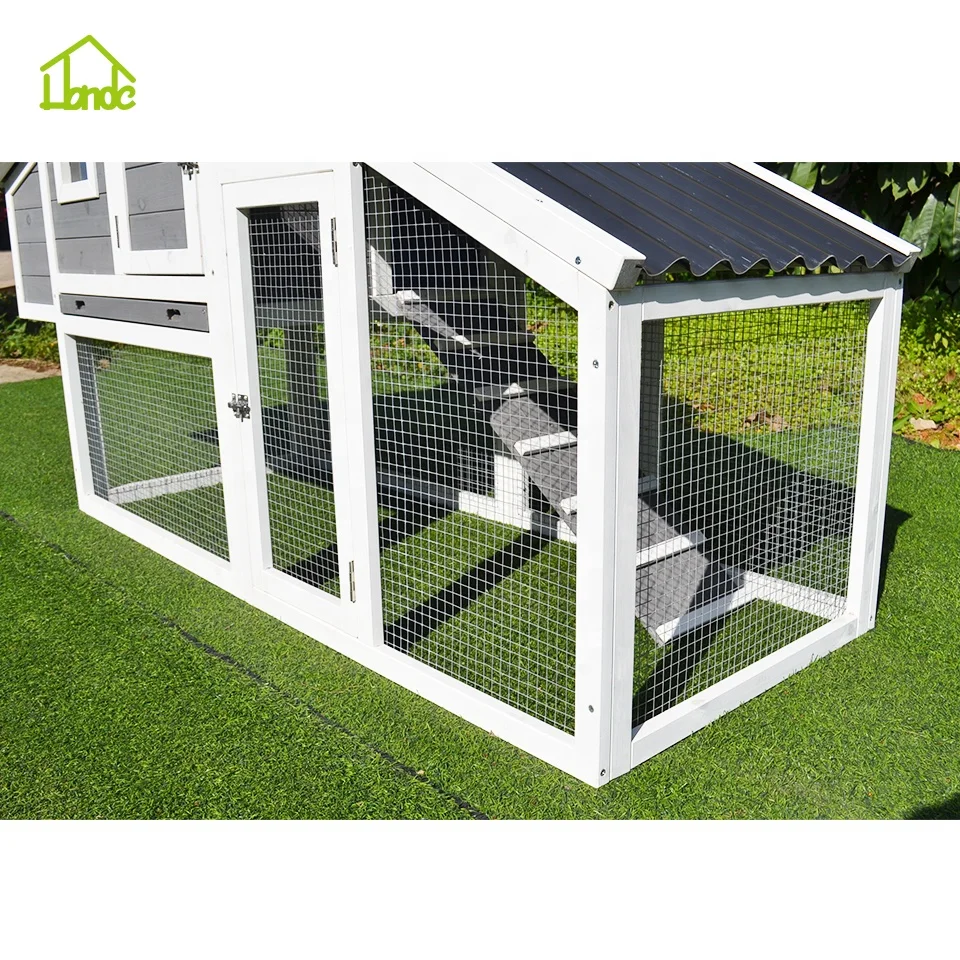 Wholesale household wooden poultry cage chicken coop with chicken run