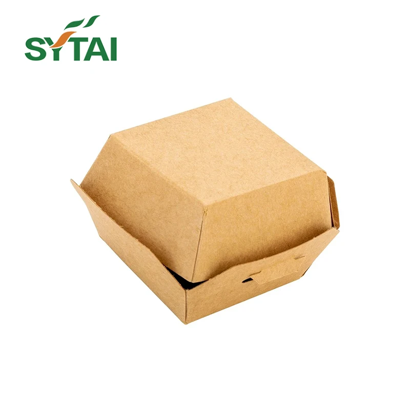 
 Раскладная картонная коробка для гамбургеров с выносом, бумажная упаковочная коробка для хот-догов, для оптовой продажи, KFC, жареные чипсы, гамбургеры, фаст-фуд  