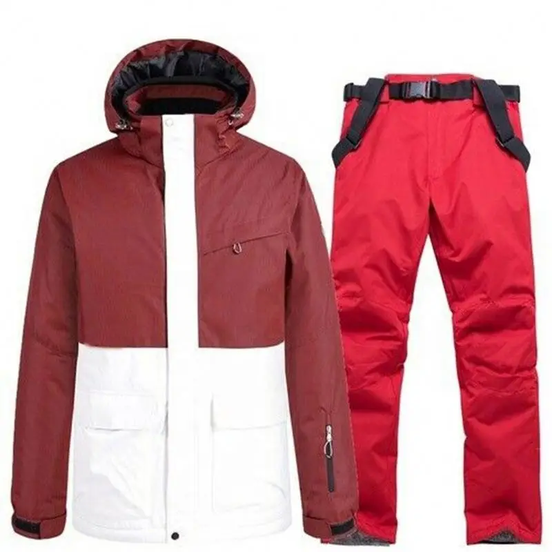 Waterproof Outdoor Sports Snow Jackets and Pants Hot Ski Equipment Snowboard Jacket Men Brand