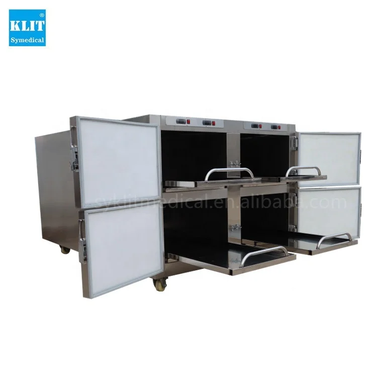 Funeral Equipment Mortuary Refrigerator for Sale Automatic Defrosting 12 Body Mortuary Freezers