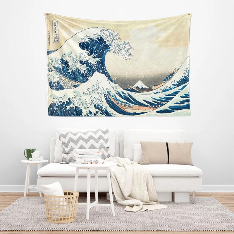 Huiyi Factory Direct China Woven Custom Tapestry Blank Blanket Good Quality And Price Of Wall Tapestry Upholstery