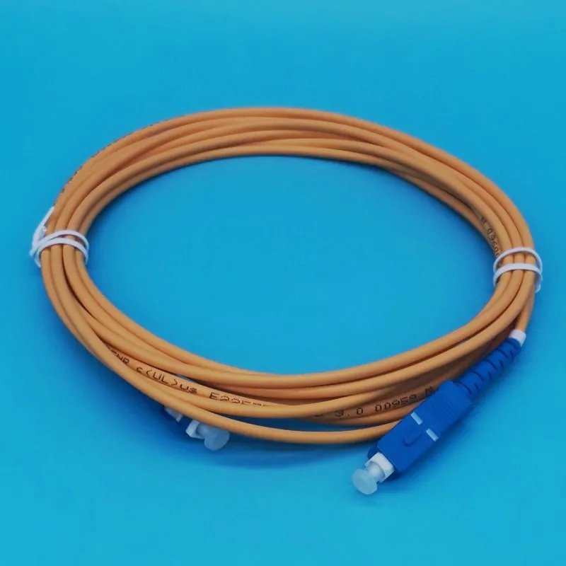 FTTH ONU Fiber optic cable SC/UPC/APC/LC/FC/ST patch cord single mode single core 3MM 1.5 1m meter OLT gpon onu