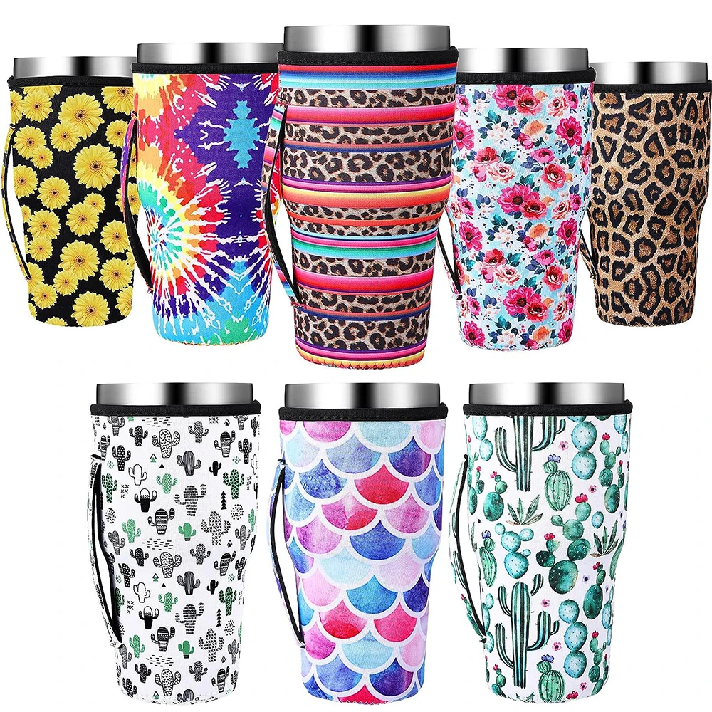 Wholesale Drink Cup Holder Neoprene Cup Sleeve Custom Coffee Sleeve Neoprene Cup Holder With Handle