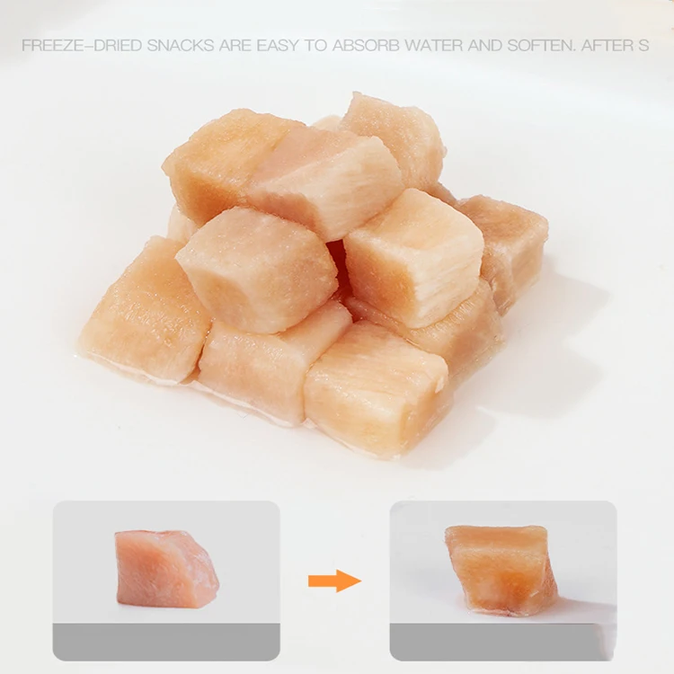 Freeze Dried Food Natural Cat Food Freeze Dried Chicken/ Beef/Duck Meat Pet Food