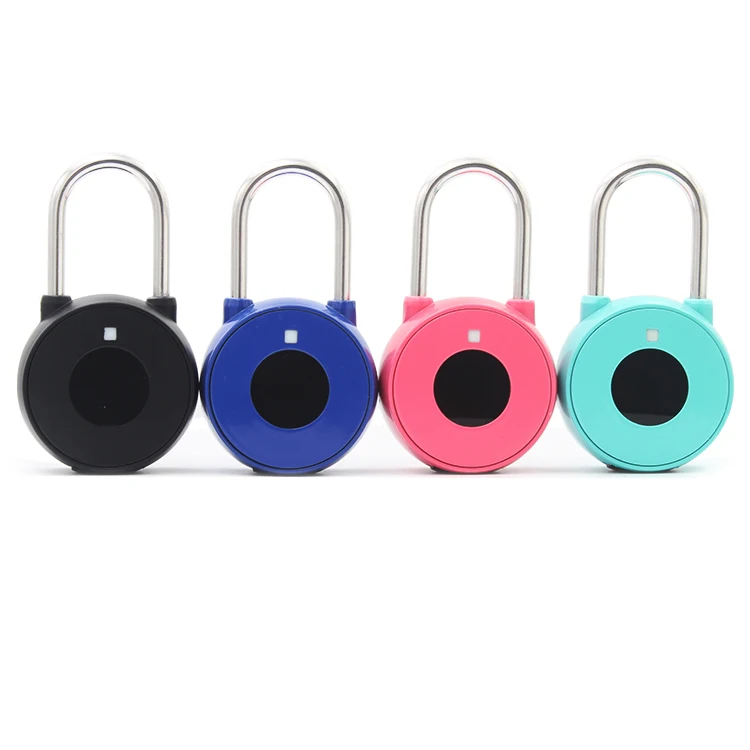 Waterproof IP65 Fingerprint Lock USB Rechargeable Intelligent Padlock Anti-theft Electric Mini Lock For Luggage Case