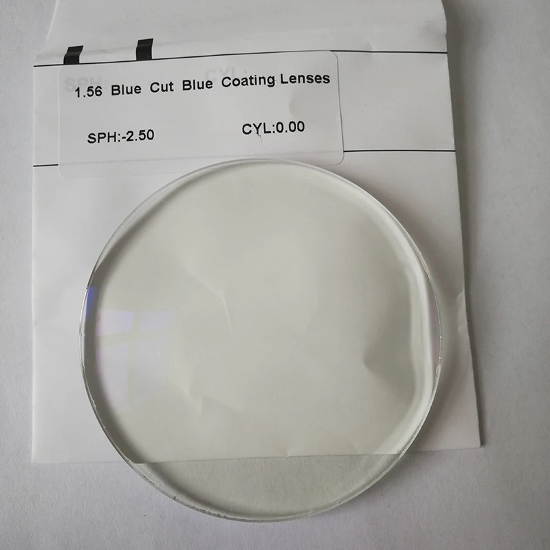 spectacle lens 1.56 NK55 middle index hmc anti blue ray lenses eyeglasses