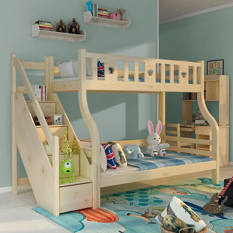 Fatong Children Furniture Wood and MDF Bunk Bed Furniture Wood Kids Beds bedroom sets for bedroom furniture