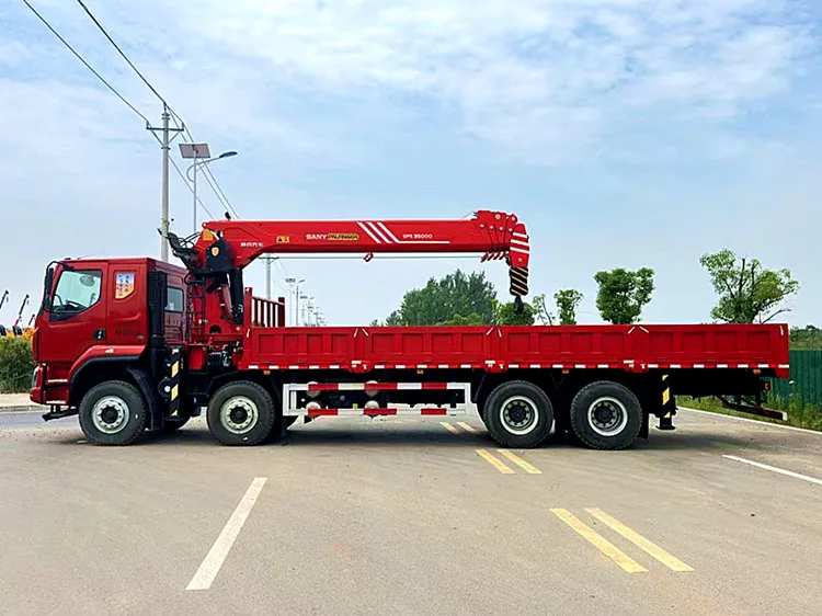 Автокран DONGFENG LiuQi 8x4 14 тонн 5 подъемный кран с телескопической стрелой