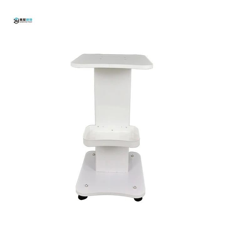 Hight Quality Salon Hairdressing Furniture Equipment White Movable Storage Trolley