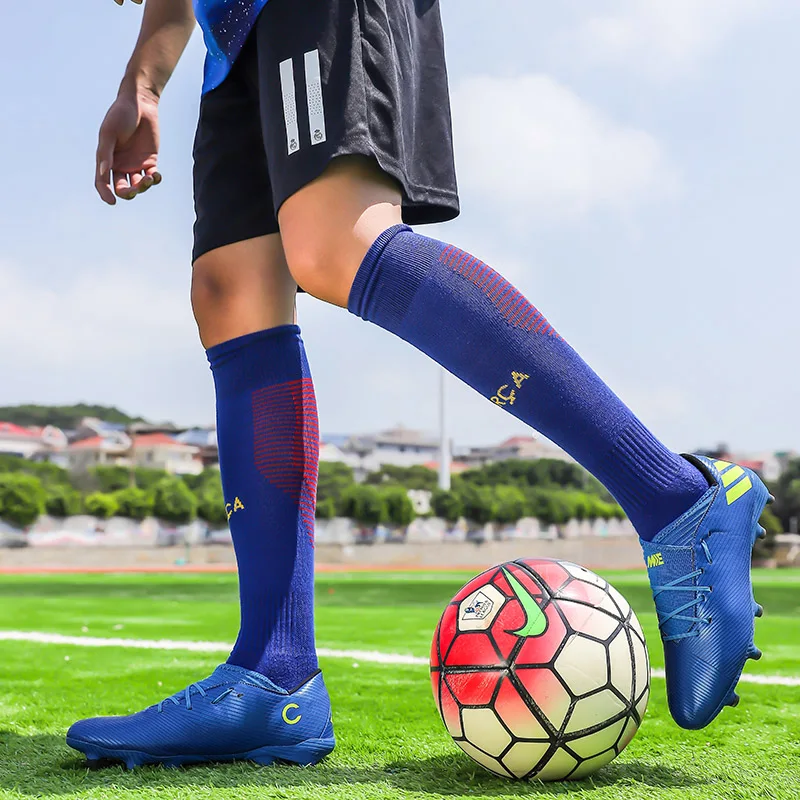 
Мужская обувь под заказ, футбольные туфли messi nail, размер 35-46 