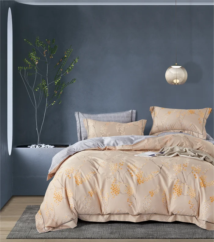 Manufacturer Luxury Soft Printed Bed Sheets Set Bedsheets Queen Size Bedding Set