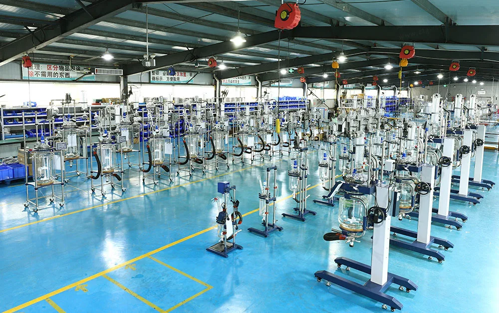 INNOVA Lab Chemical Bioreactor 50L Jacketed Glass Agitator Coated Tank Glass Reactor with DC motor