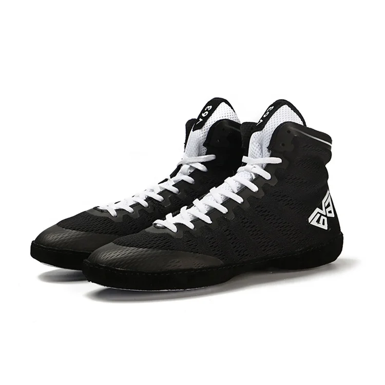 
High Top Breathable Non Slip Wrestling Shoes Custom Boxing Shoes 