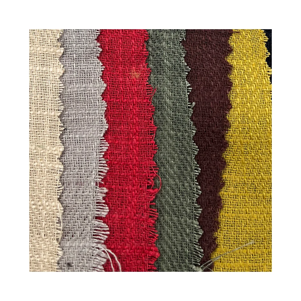 XINHE In Stock High quality 20% linen 80% viscose twill slub linen for bed linen sets fabric