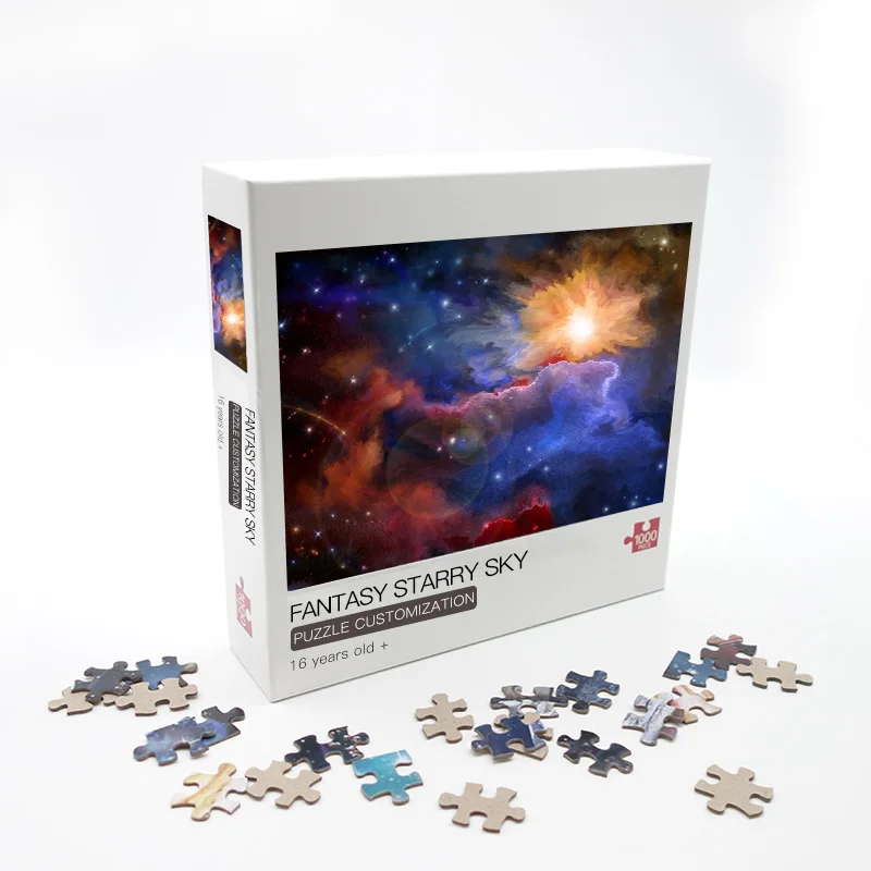 1000 pieces of funny jigsaw puzzle adult gift jigsaw puzzle 500 pieces of universe puzzle free sample