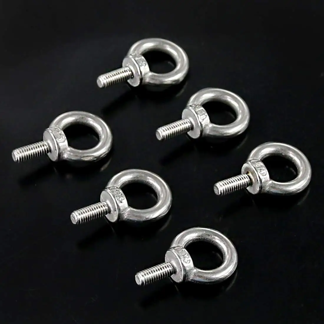 High Strength DIN580 M5 Male Thread Machinery Shoulder Lifting Ring Eye Bolts