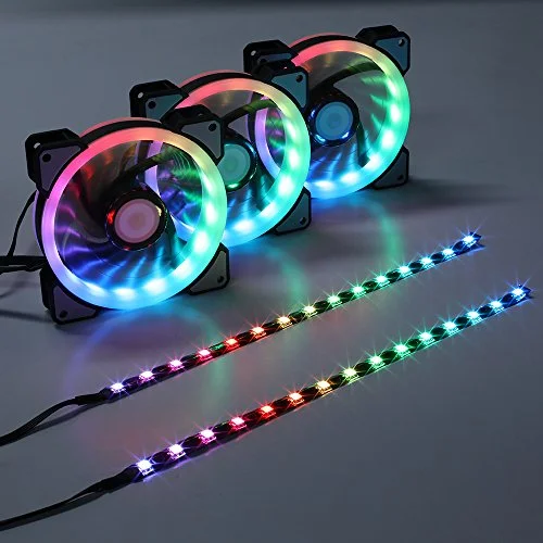 Senseled ПК цветных (RGB) светодиодных лент Магнитная светодиодная лента для ПК чехол Сделай Сам освещения 5V 3-контактный ARGB заголовки совместим с материнской платой