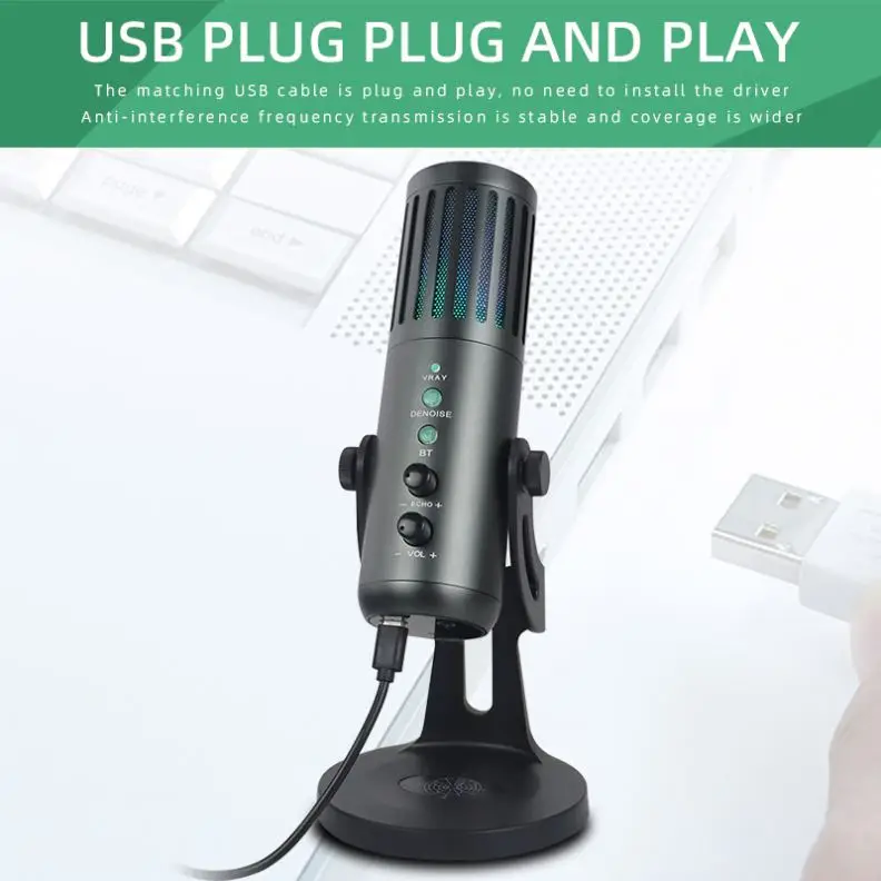 LEIMIC W902 Wholesale Gamer Tlm 103 Magic Sing Karaoke Microphone