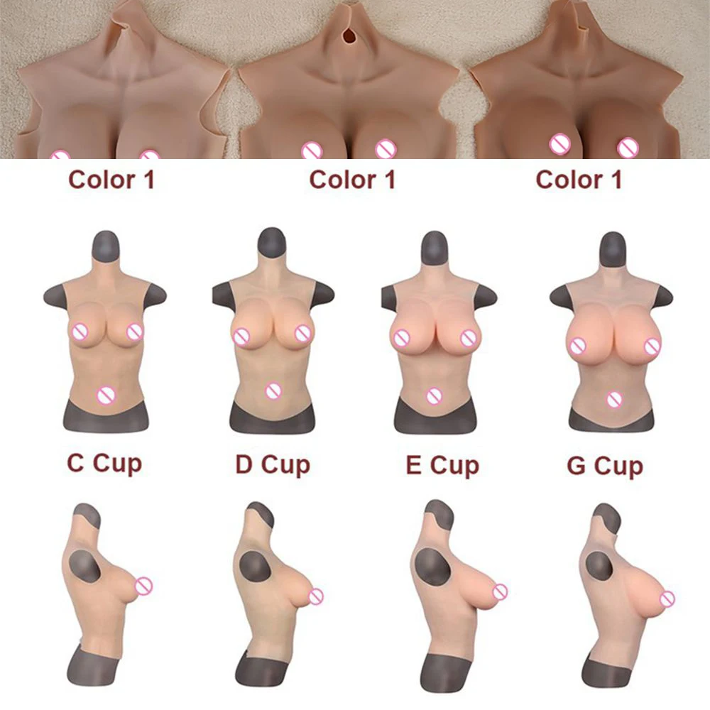 realistic crossdresser false silicone boobs artificial fake breast form for men crossdressing fake bust CD TD transvestite male