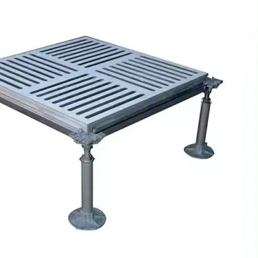 ISO Raised access floor false floor modular decking system Aluminum Access Flooring from Direct Supplier