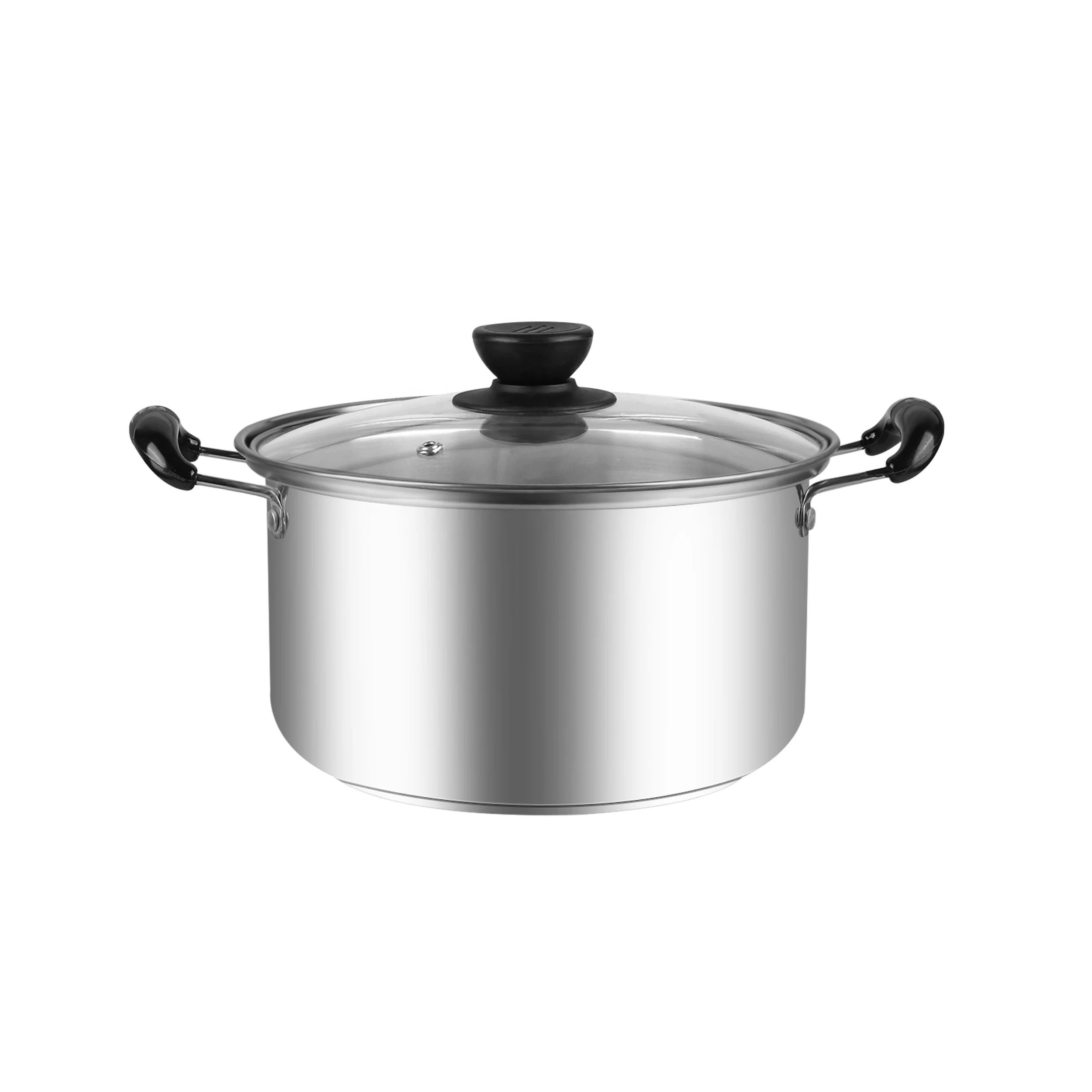 Big capacity pentole stainless steel hot pot kitchen utensils insulated casserole dish