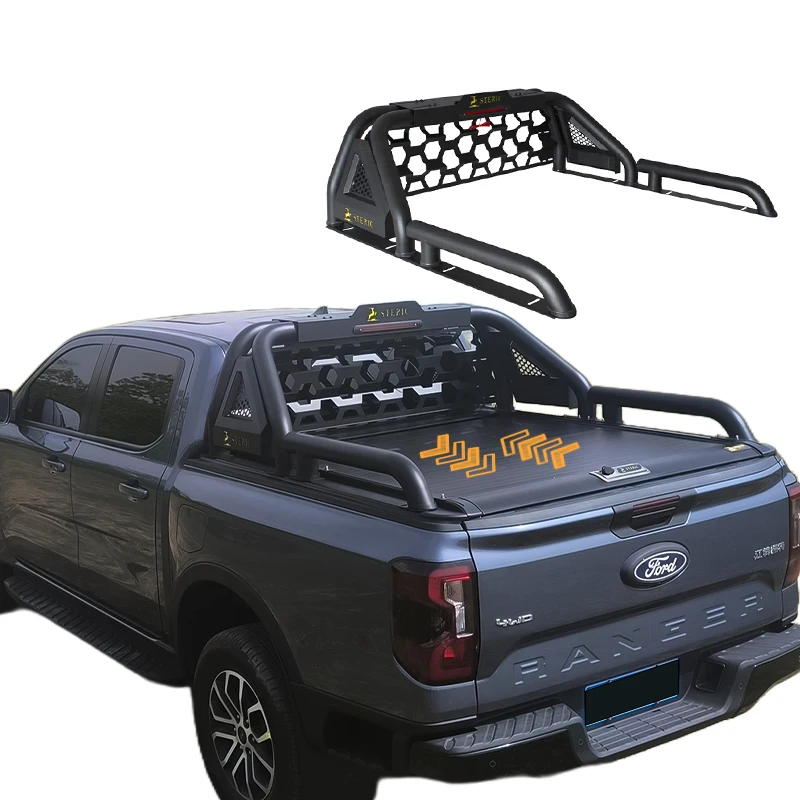Factory Price Carbon Steel Sport Bar Roof Rack Honda Crv Crew Cab Step Roof Rack for Toyota Jeep Nissan Cars Hilux Model