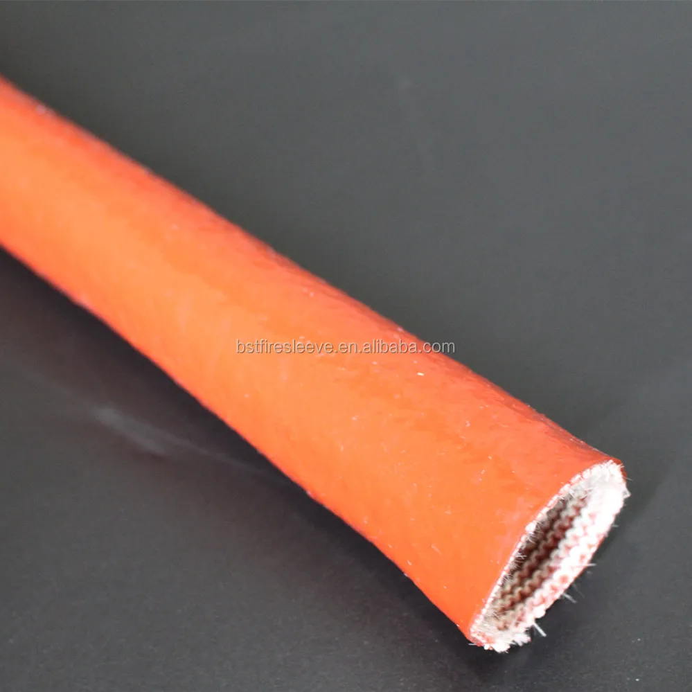 High quality red hydraulic rubber hose protection protective wrap bom hose guard fire resistant sleeve