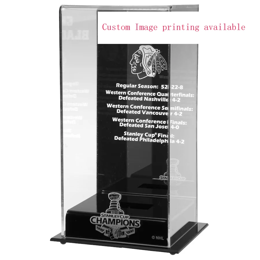 Custom image Champion acrylic display case