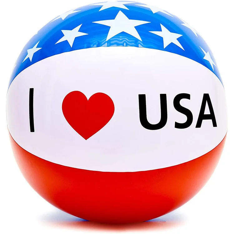 Custom Hot Sale Eco Friendly Waterproof Pvc Inflatable Big Large Giant Beach Balls With Logo Printing In Bulk No Minimum