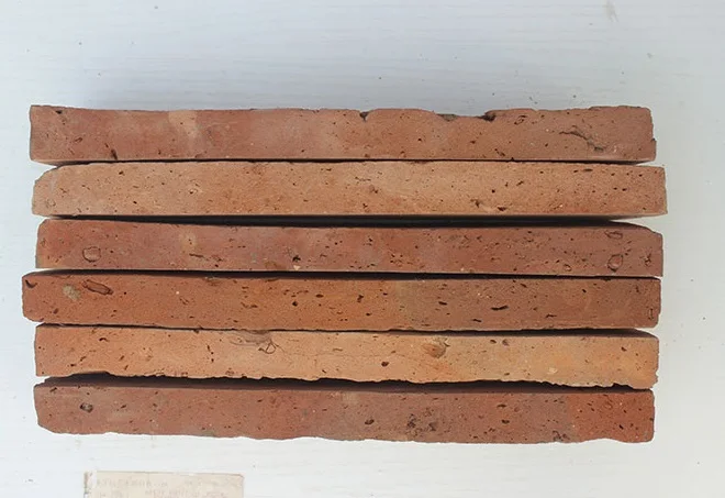 Regenerated building exterior decorative brick red brick sheet clay brick
