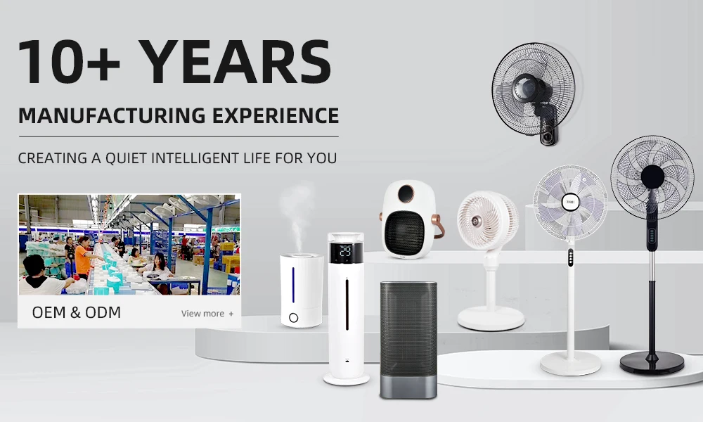 7 Inch 39W Mechanical Control Cooler Electric Fan Long-Lasting Fresh Air Running Powerful Desk Fan For Office Home Use