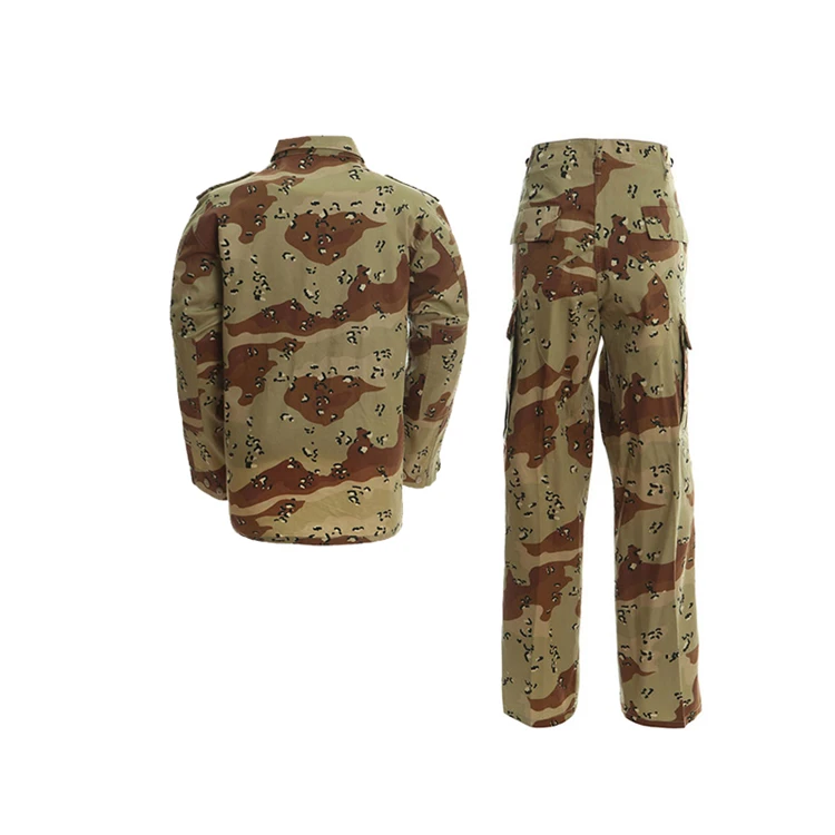 China Supplier Cheap Yemen 6 Color Desert Camouflage Uniform jacket multicam combat tactical t-shirt clothes BDU suit security