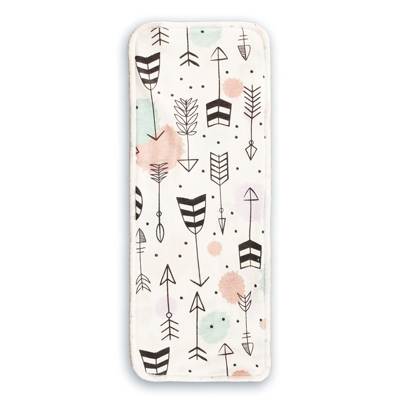 100%  cotton baby diaper insert pad  nappies insert pads fleece reusable pure cotton cloth diaper with insert