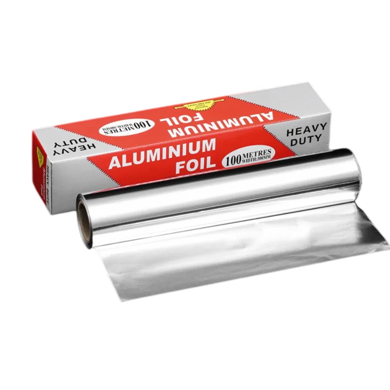 BGI aluminium foil rolls Customized Color Box 450mm Silicone Coated Non-stick Baking Paper Roll