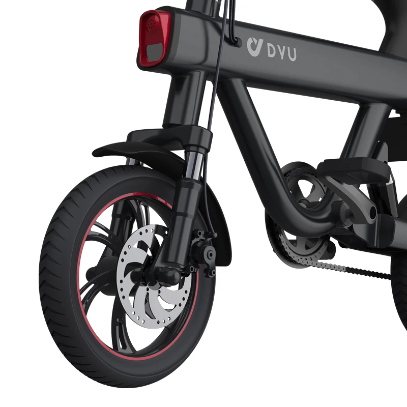 DYU V1 36V 250W Motor 10AH Battery Special Design comfortable saddle Long Range Mini E-Bike Electric