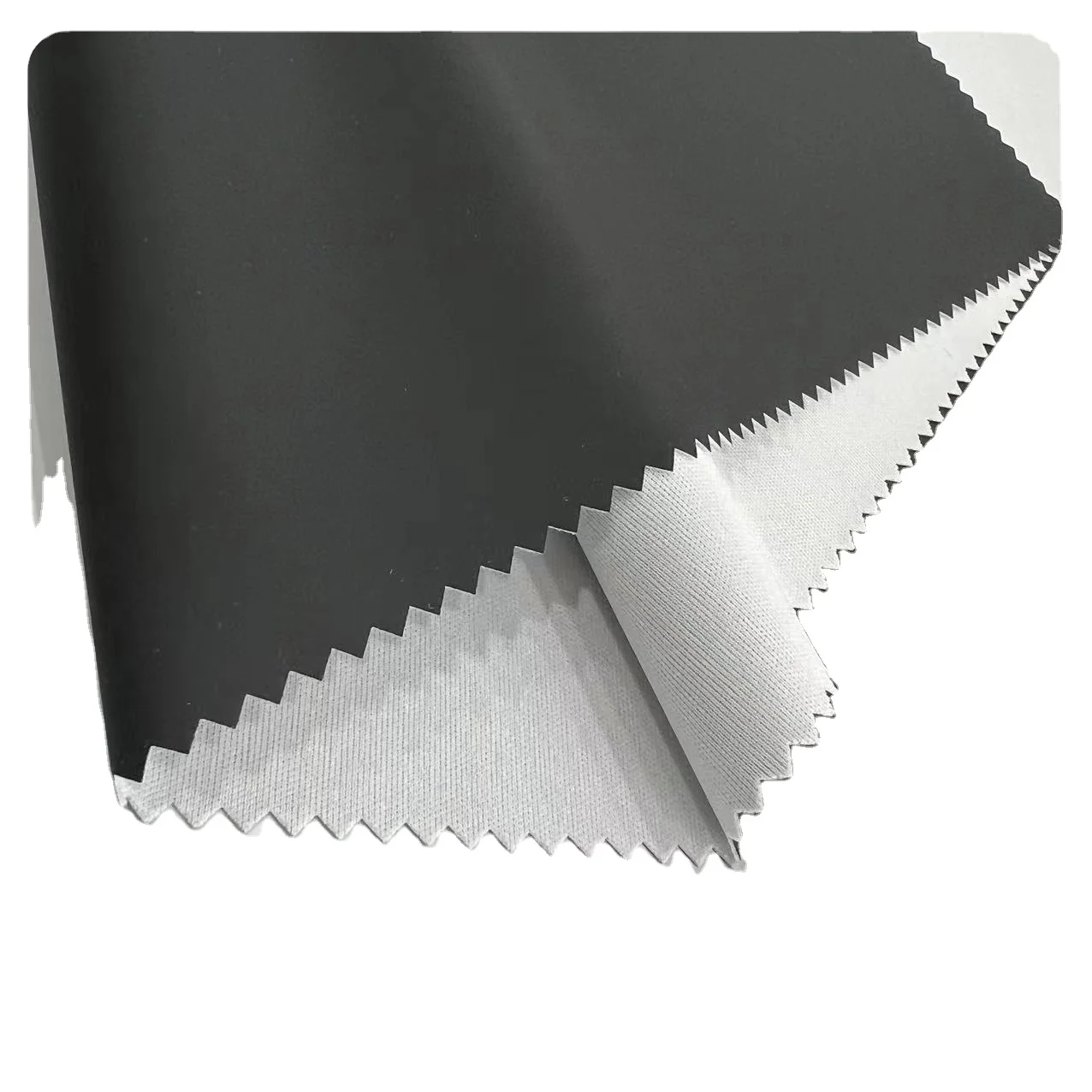 3000mmH2O pressure  Pu Coated 100%Polyester faux leather fabric 3 way stretch waterproof PU for jackets and raincoats