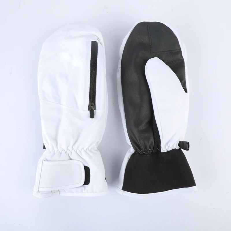 Quality Assurance Custom Waterproof Winter Leather Ski Gloves Ski Snowboard Mittens