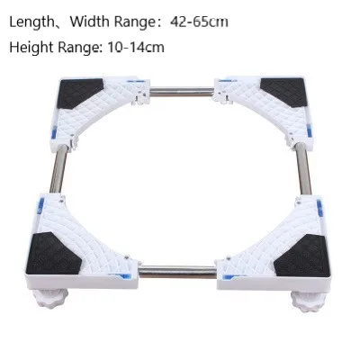 Plastic Base for Washing Machine and Refrigerator Multi-function Washing Machine Base With Adjusting Frame Fridge Stand