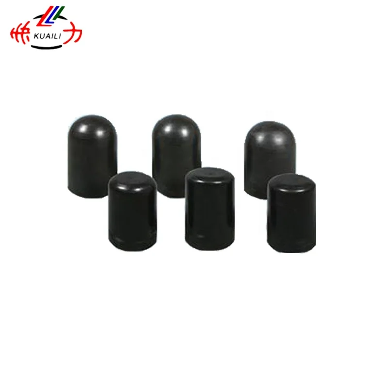 KUAILI Best Quality Free Sample Flexible PVC End Caps Round Plastic Caps 20mm