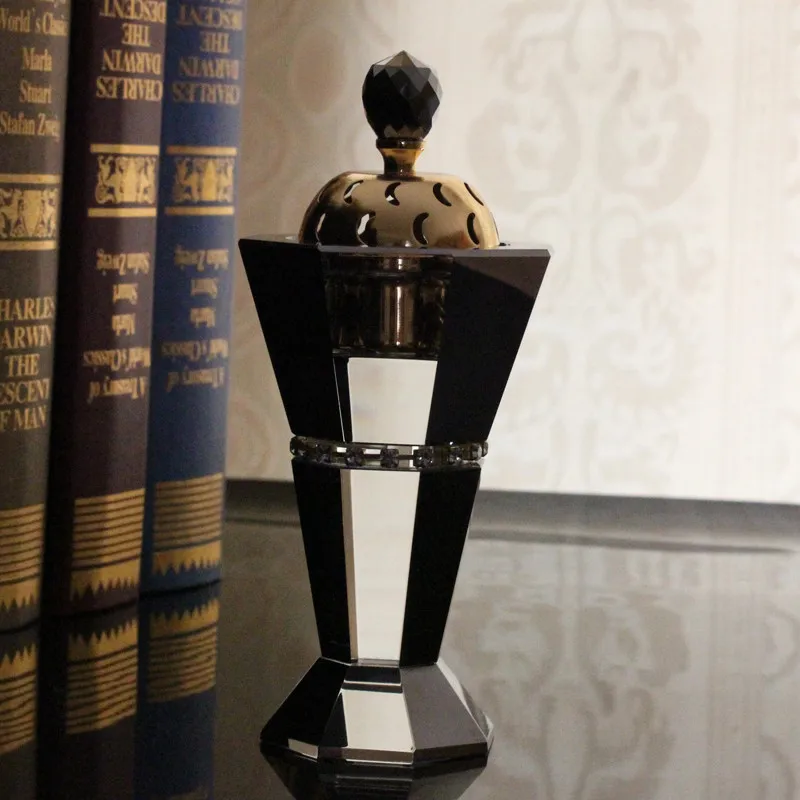 New crystal clear glass incense oil burners