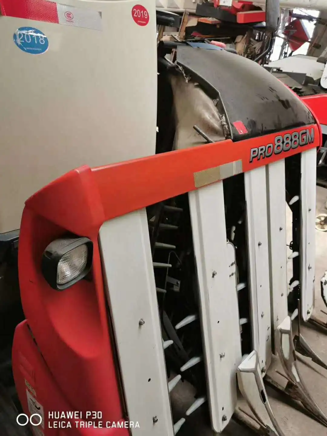 
Second price width of cutting table 1720m Kubota 888 crawler rice harvester 