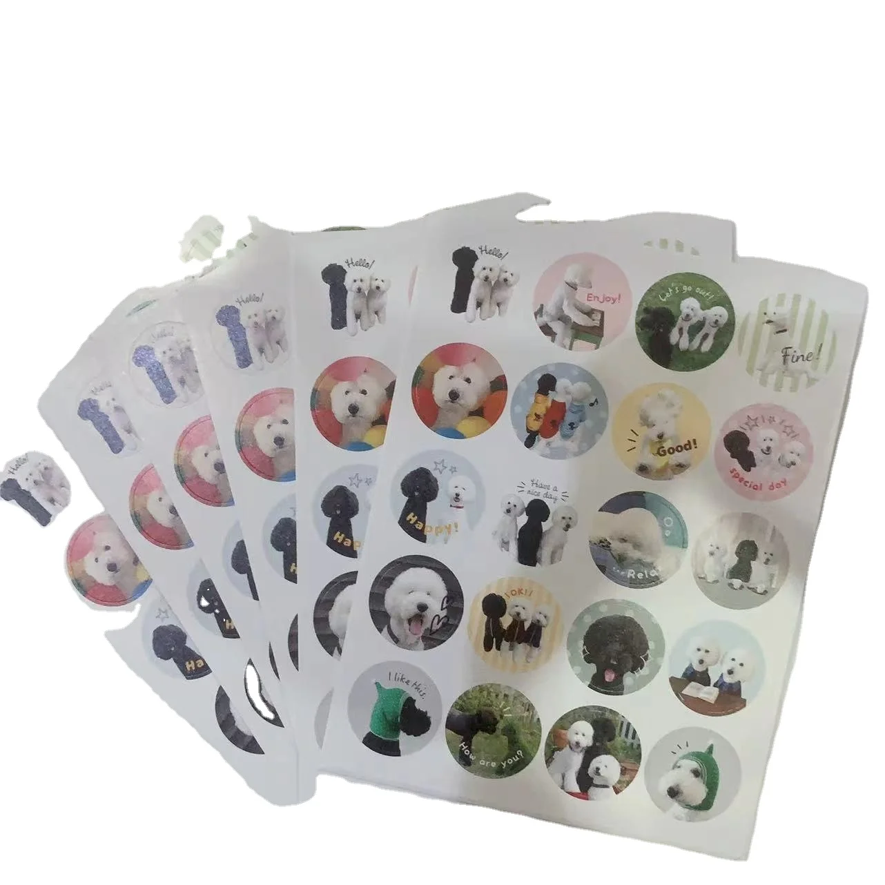 customs removable Decorative Decals cute animal  Adhesive Paper Stickers for japan