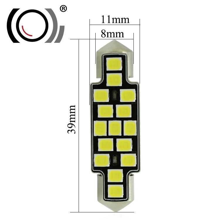 2021 new arrive  white  15SMD 2835 Car Led Bulb  auto  system turn signal light 10-60v  led light bulb for universal car