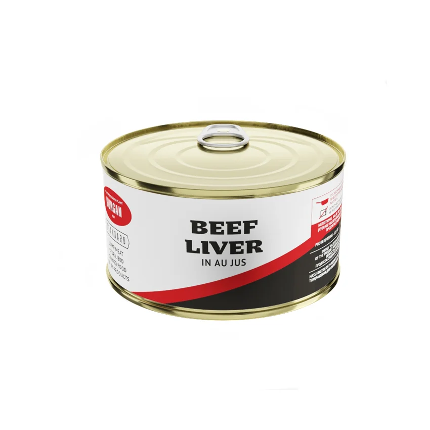 
Russian canned beef liver meat 