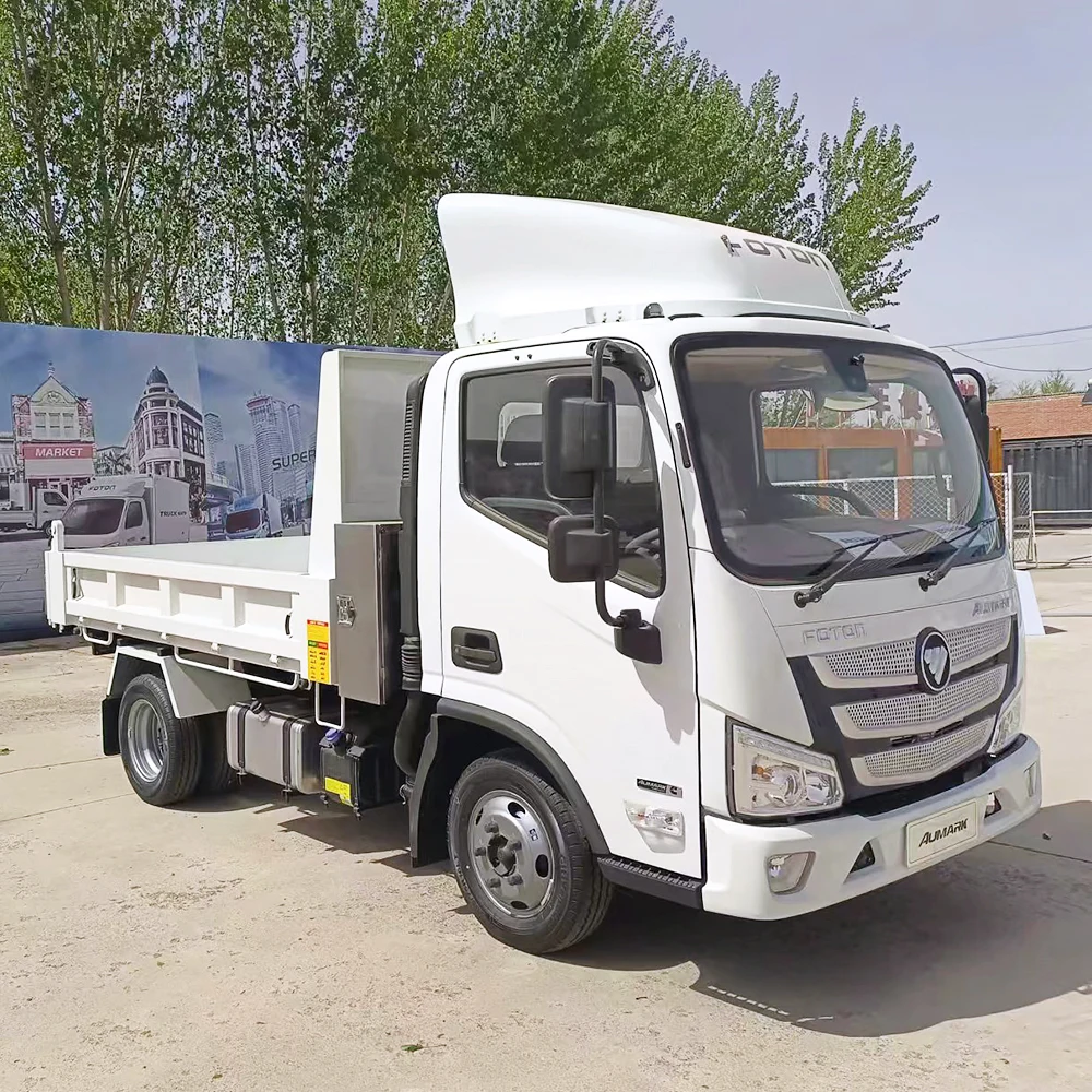 Good Quality Small Mining 6 Wheels Foton Aumark 4*2 Dump Truck for Sale