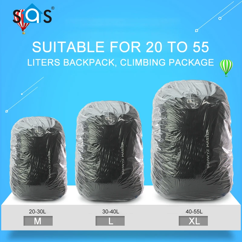
Wholesale Cheap Price Dust Covers Outdoor Camping Hiking Waterproof School Bag Backpack Rain Cover 