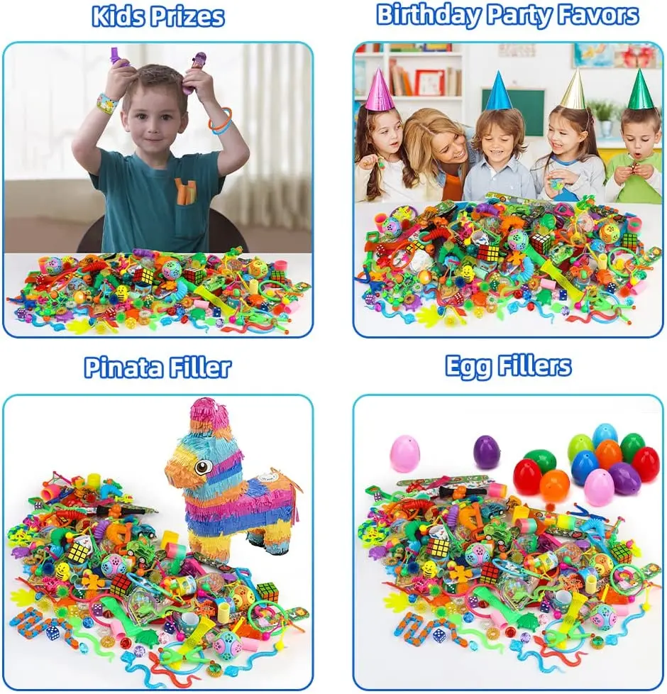 200pcs Classroom Party Favors Prizes for Kids Birthday Goodie Bag Fillers Pinata Fillers