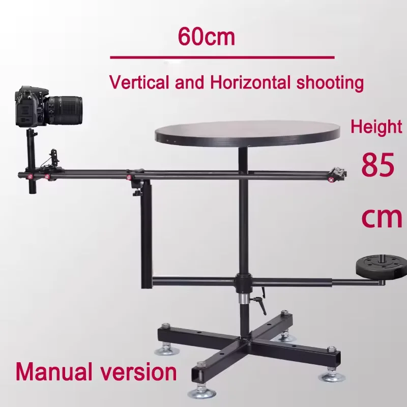 40cm 360 Degree Photography Turntable 60cm Photo Booth Rotating Horizontal Vertical Platform Education-Focused Advertising