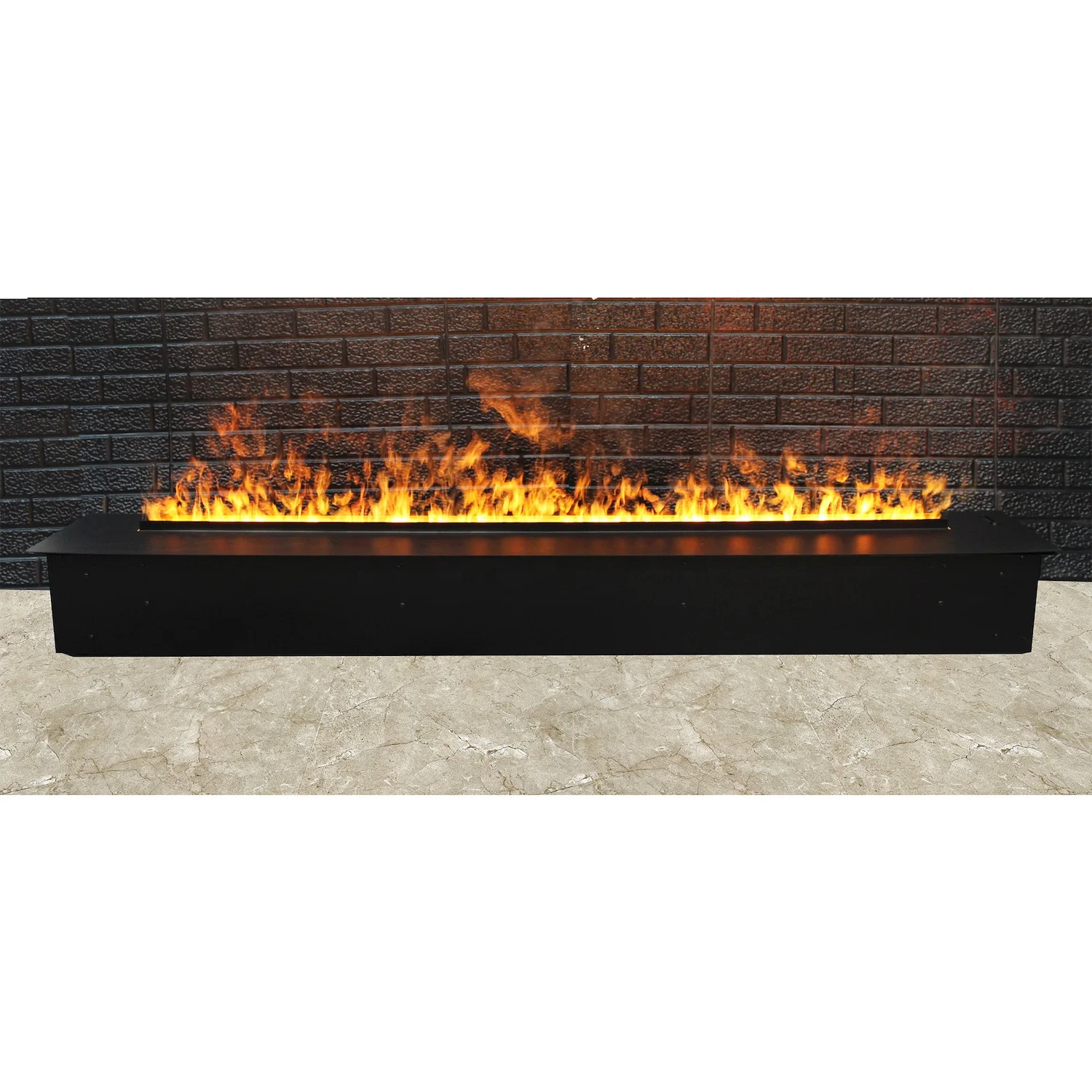 Cassette 2400 Flat Panel Version Atomization Fire Steam Fireplace Smoke Flame Effect Atomizing Inserted Fireplace